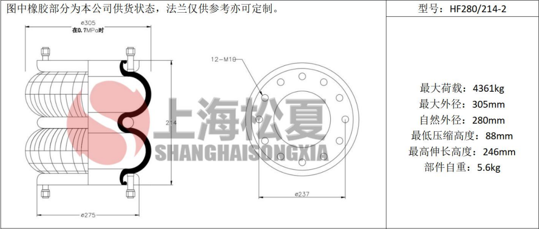 拖車用<a href='http://www.0769dianlan.com/' target='_blank'><u>空氣彈簧</u></a>